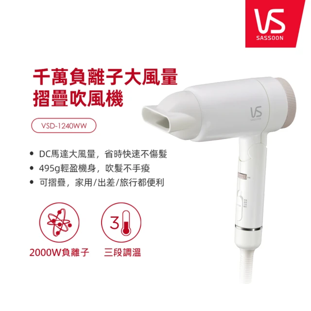 負離子摺疊吹風機 2