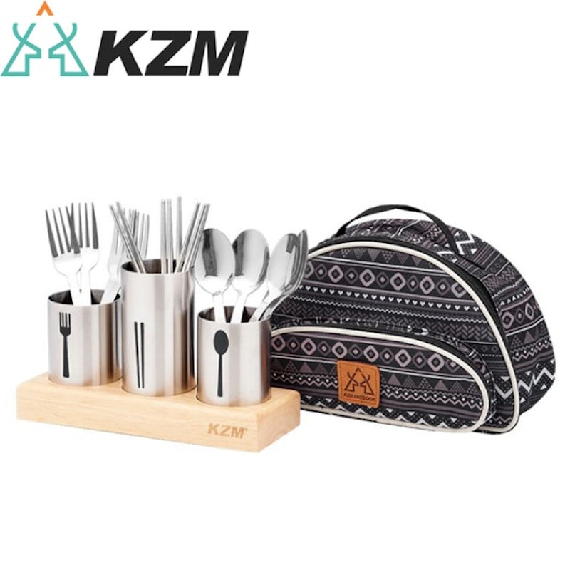 KZM 不鏽鋼餐具收納罐組 1