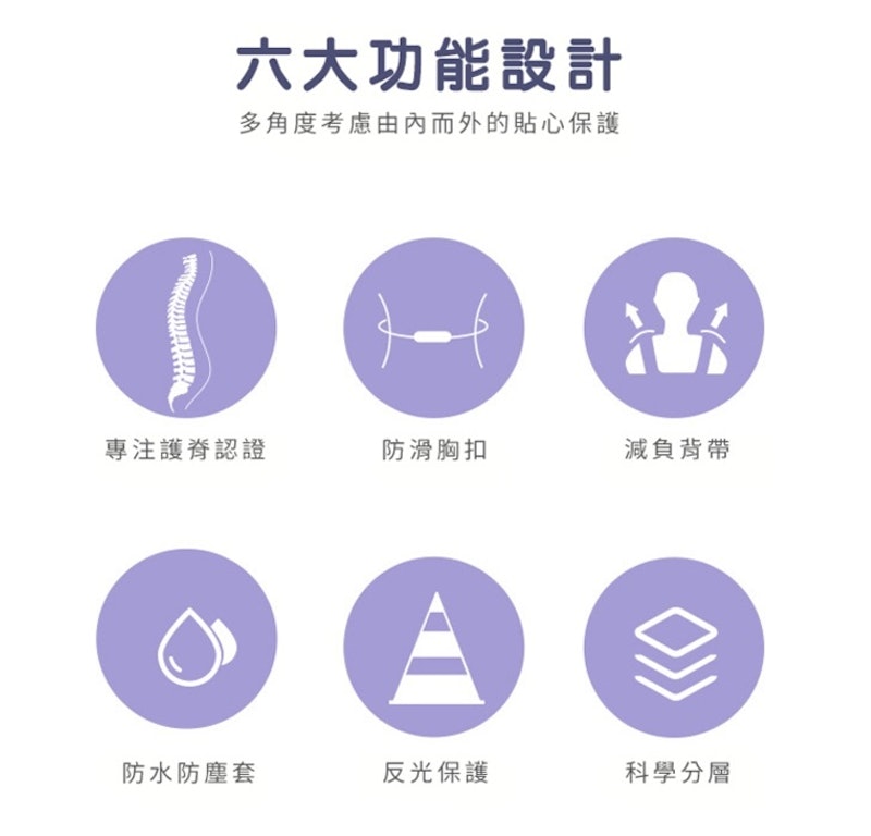 超輕量護脊書包 2