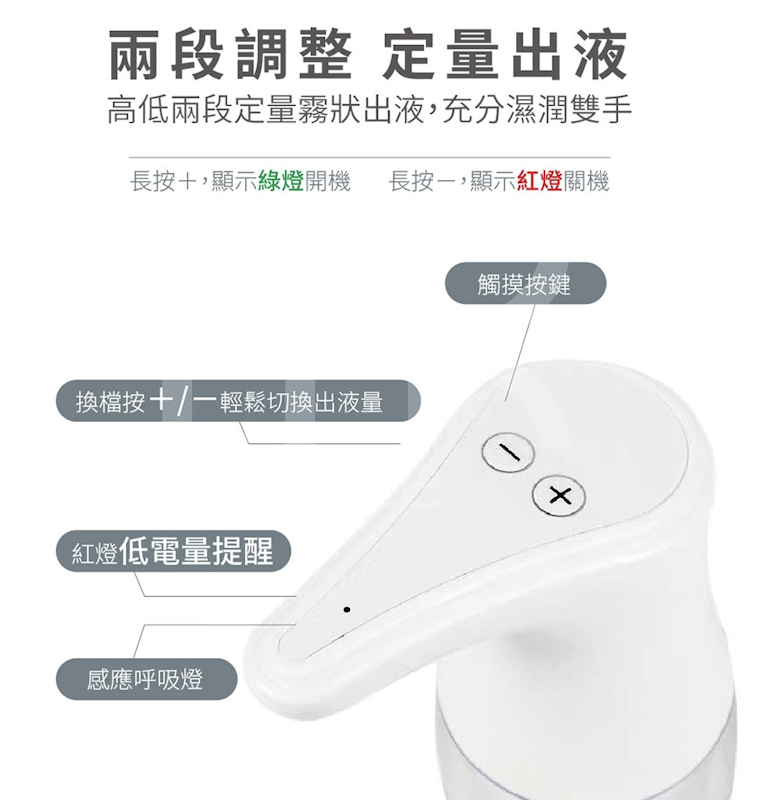 自動感應酒精殺菌淨手噴霧機 2