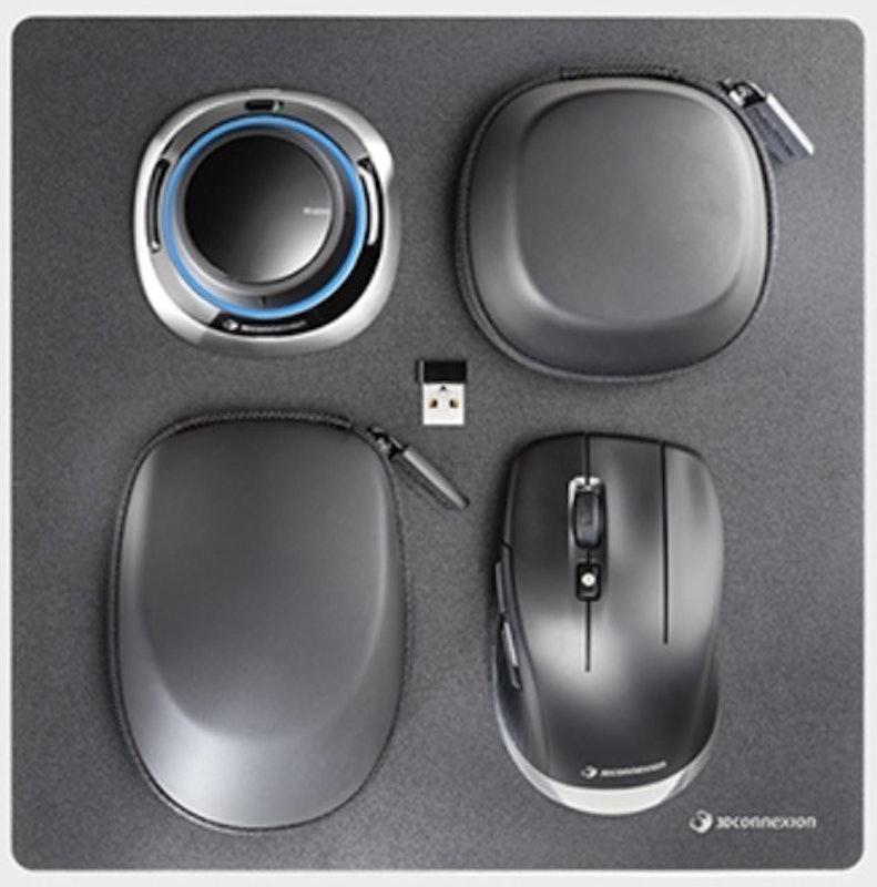 SpaceMouse Wireless Kit 無線3D滑鼠旗艦組 1