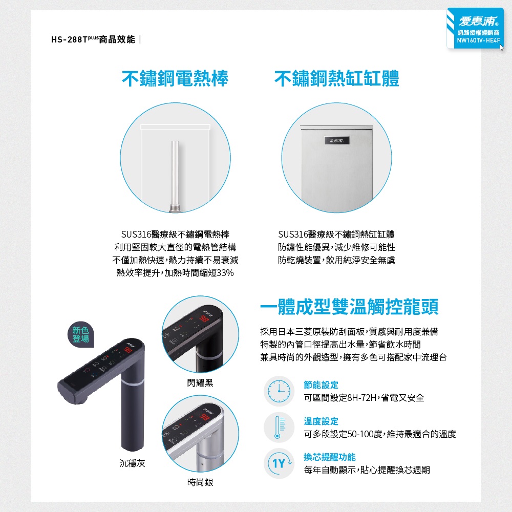 PurVive 生飲雙溫廚下淨水器 2