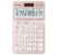 CASIO 14位元浪漫粉嫩櫻花色系桌上型計算機 1