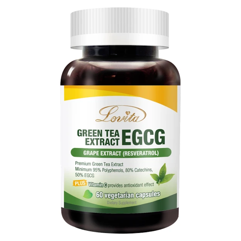 綠茶兒茶素 EGCG 白藜蘆醇素食膠囊 1