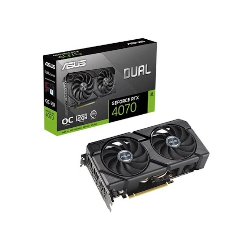Dual GeForce RTX 4070 EVO OC Edition 12GB GDDR6 1
