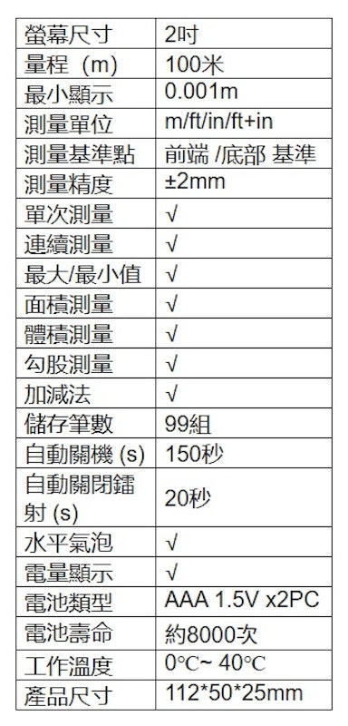 100米測距儀 2