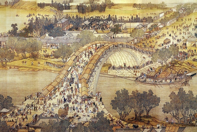清明上河圖夜景拼圖 1