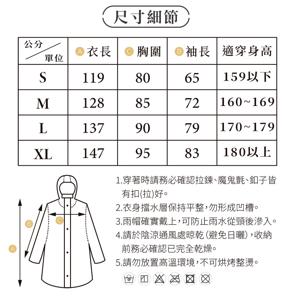 BigRed 雙拉鏈背包雨衣 3