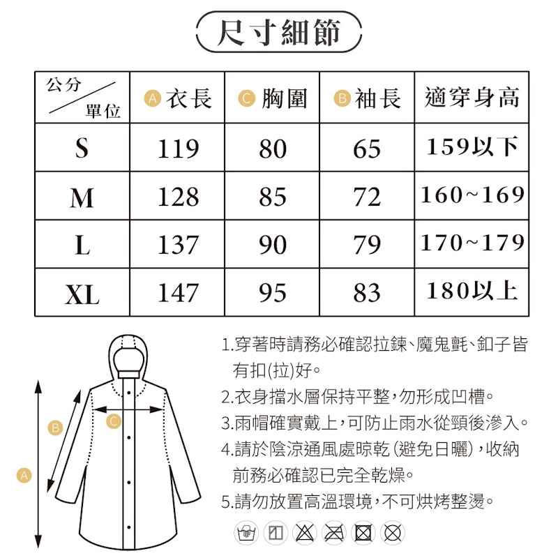 BigRed 雙拉鏈背包雨衣 3