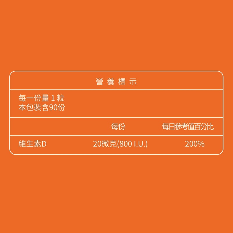 維生素D3膠囊 3