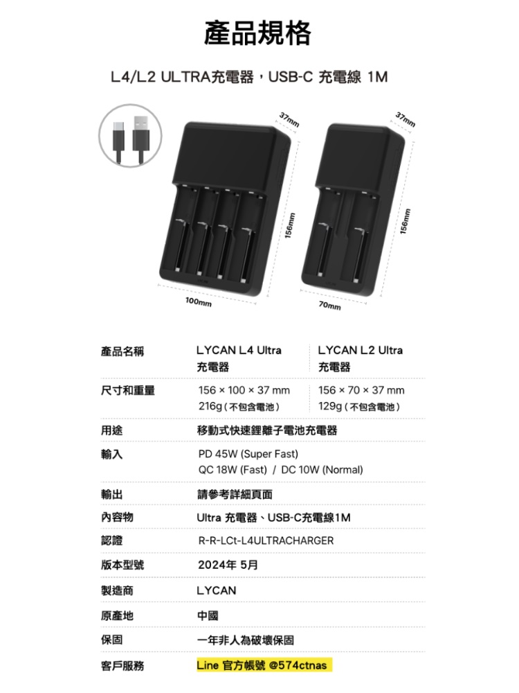 四槽疾速電池充電器 3