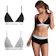Calvin Klein Lightly Lined Triangle Bralette 深V 無鋼圈薄墊運動內衣 1