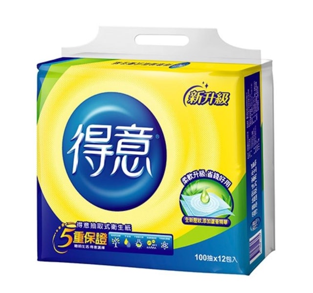 連續抽取式花紋衛生紙 1