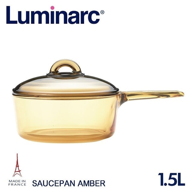 Saucepan1.5L微晶透明單柄鍋 1