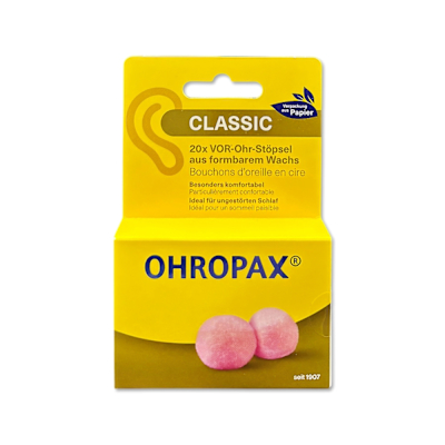 Classic柔軟蠟質溫度塑型貼耳式隔音耳塞 1