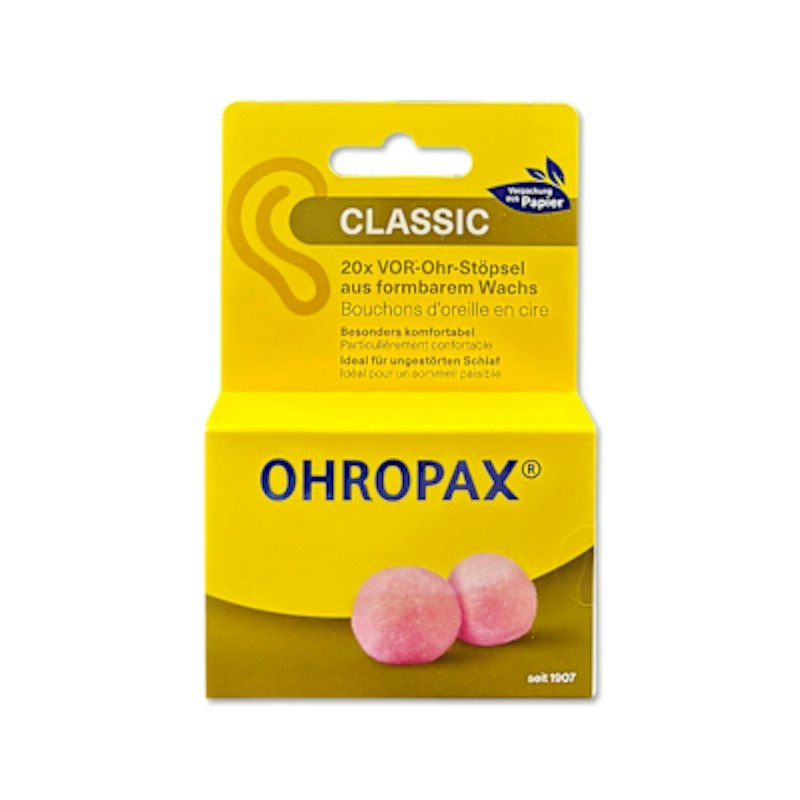 Classic柔軟蠟質溫度塑型貼耳式隔音耳塞 1