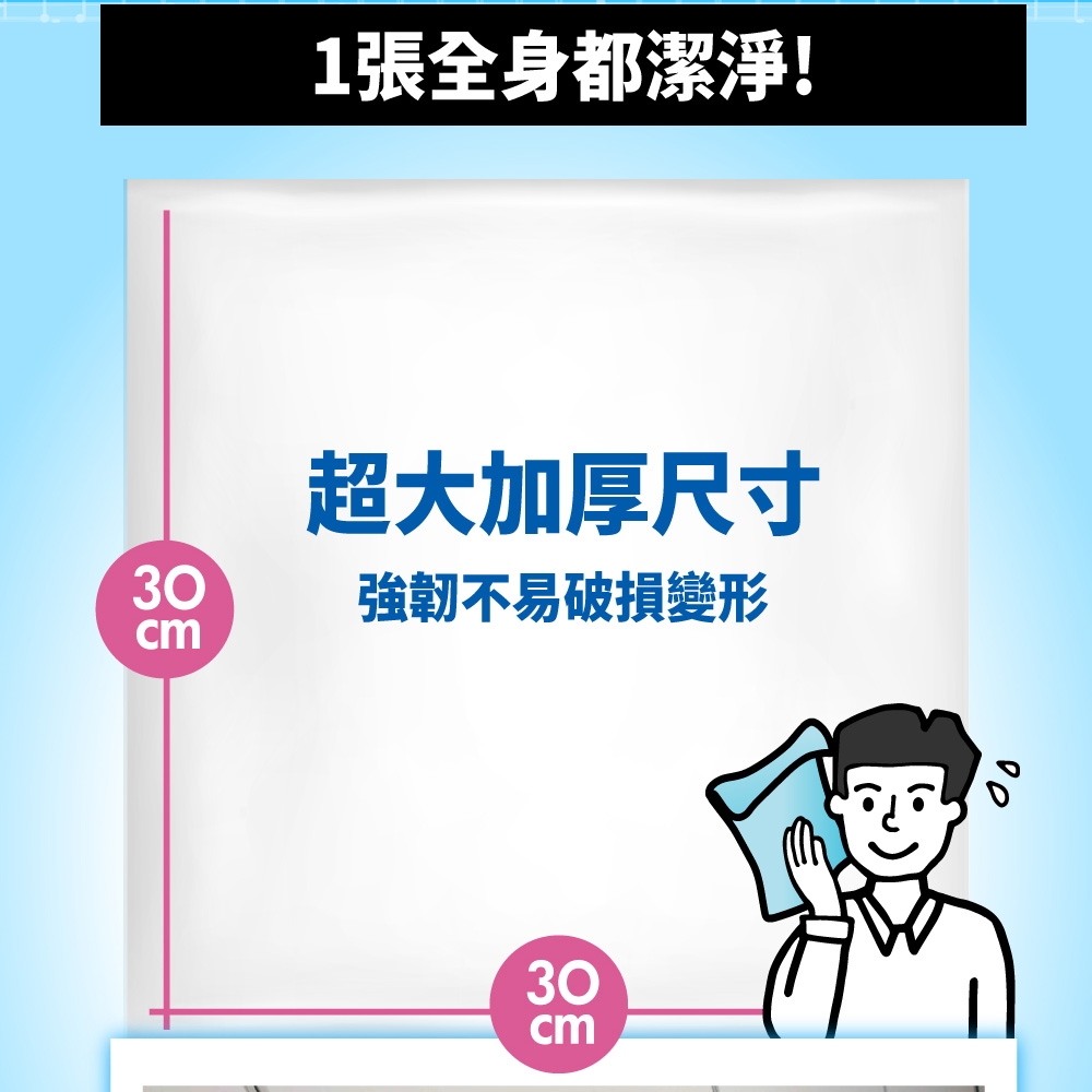 超涼感特大擦汗濕紙巾 3
