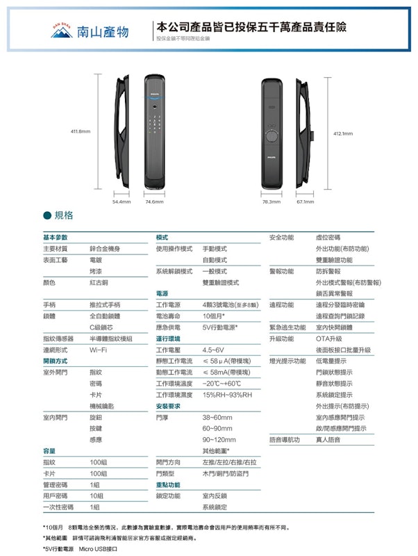 5合1推拉式聯網智能門 3