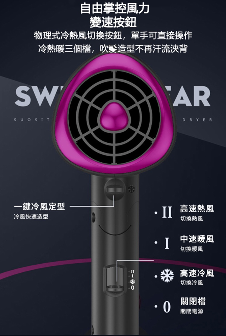 負離子吹風機 2