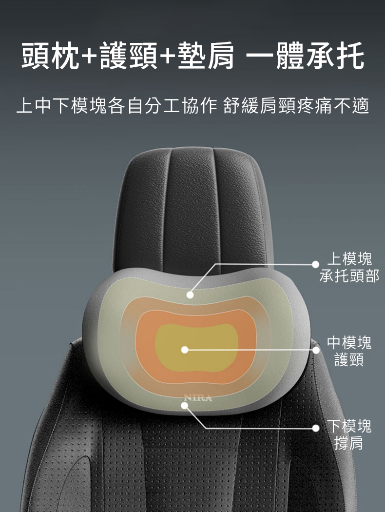 雲感記憶棉汽車頸枕 2