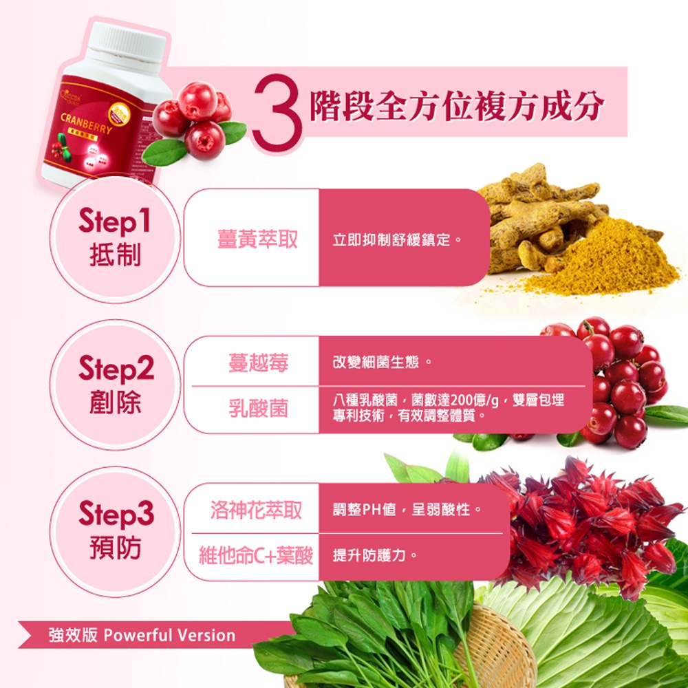 高濃縮蔓越莓強效錠 3