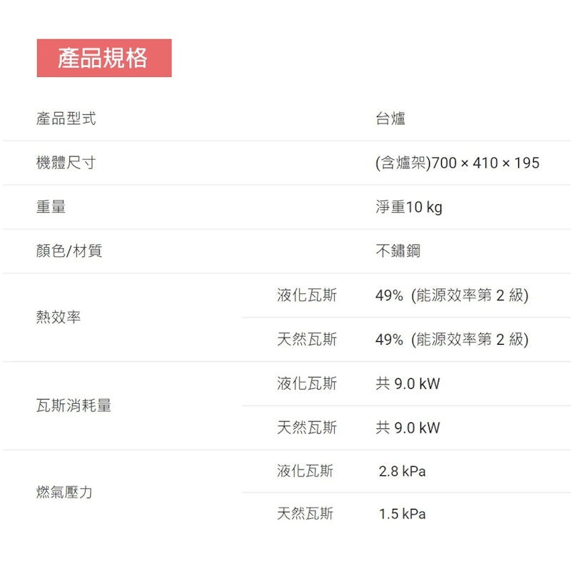 二口安全台爐瓦斯爐 3