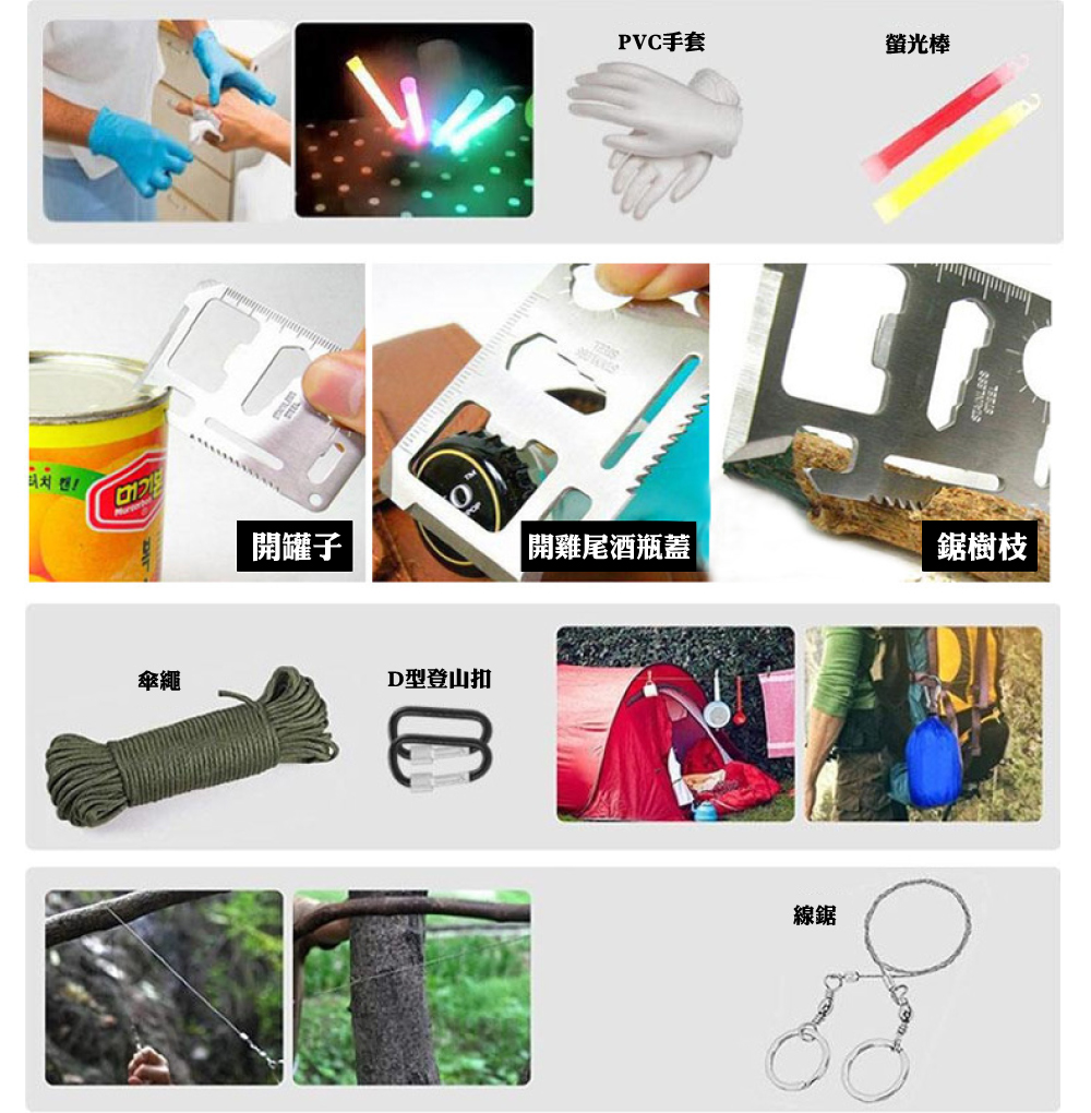緊急避難防災包 3