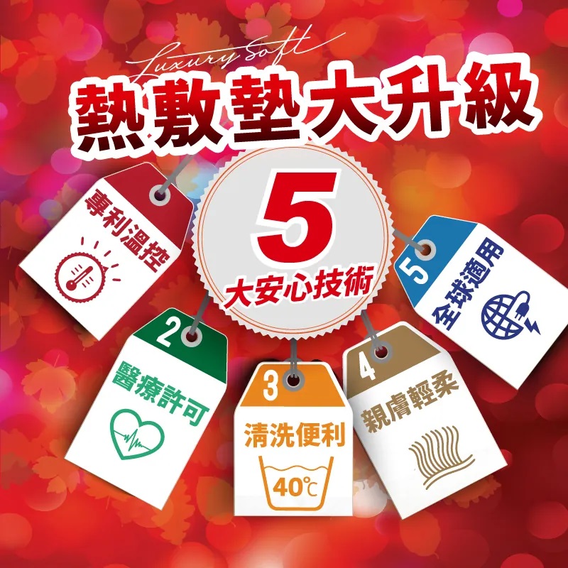 頸肩雙用柔毛熱敷墊 2