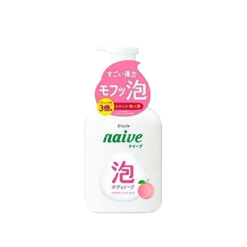 Naive 保濕桃葉 泡泡沐浴乳 1
