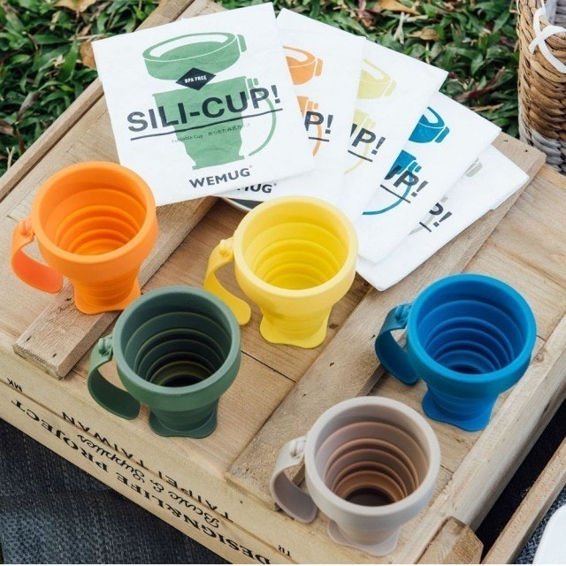 折疊矽膠咖啡杯 1