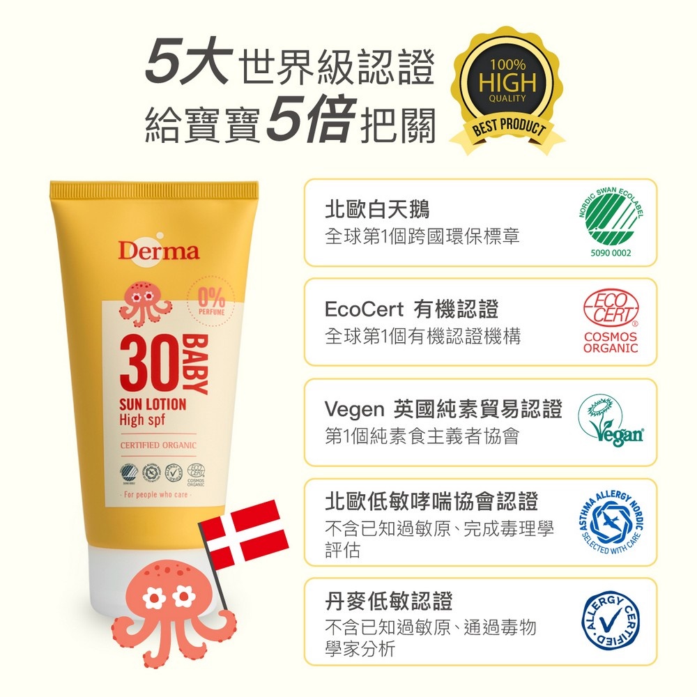 寶寶有機防水物理防曬霜 2