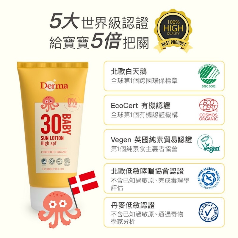 寶寶有機防水物理防曬霜 2