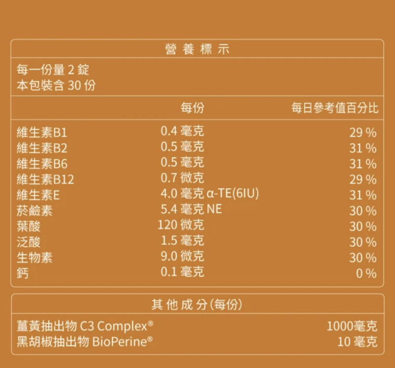 超級1000薑黃錠 3
