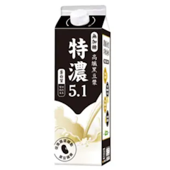 無加糖濃黑豆漿
