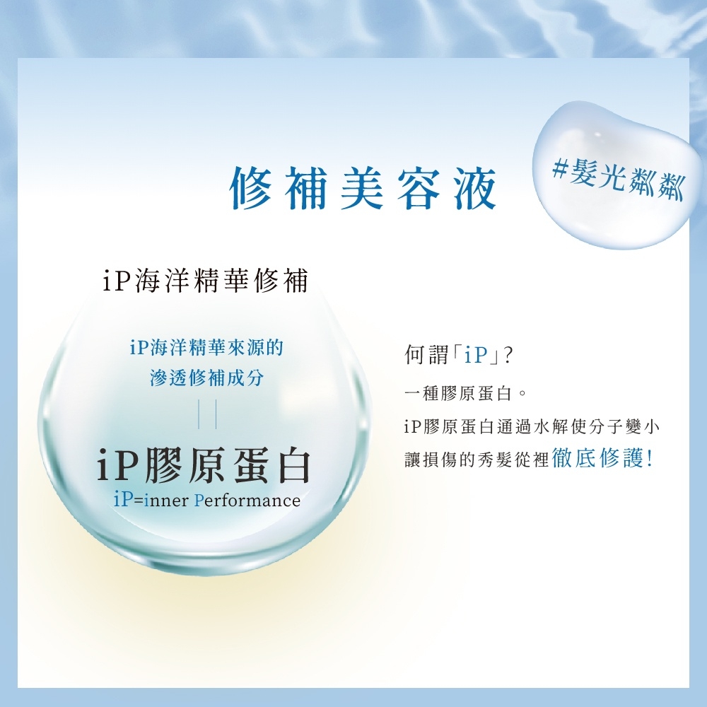 iP 海洋精華集中修護髮膜 3