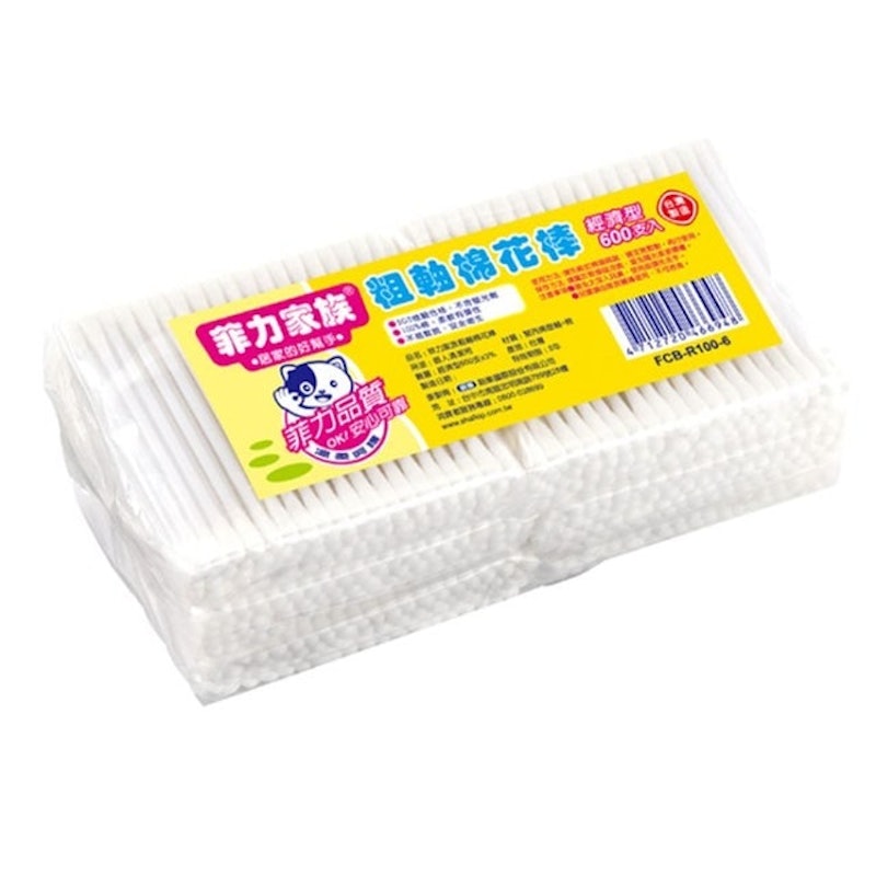 10. 菲力家族 粗軸棉花棒/600支 1