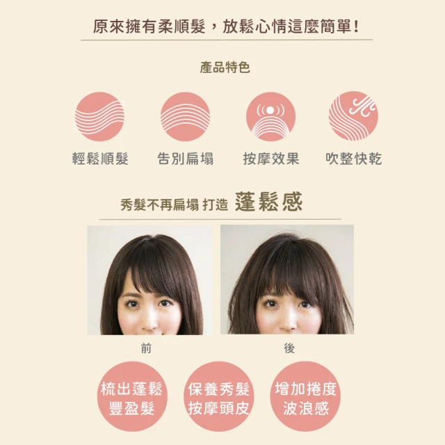 3D彈性順髮梳 3