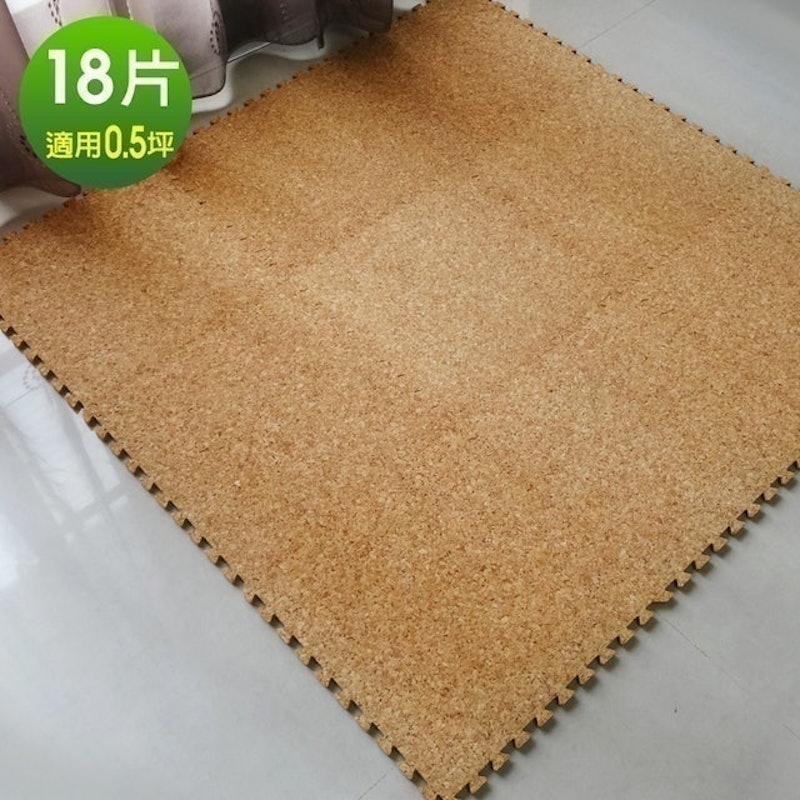 葡萄牙高級天然環保碎花軟木巧拼安全地墊 1