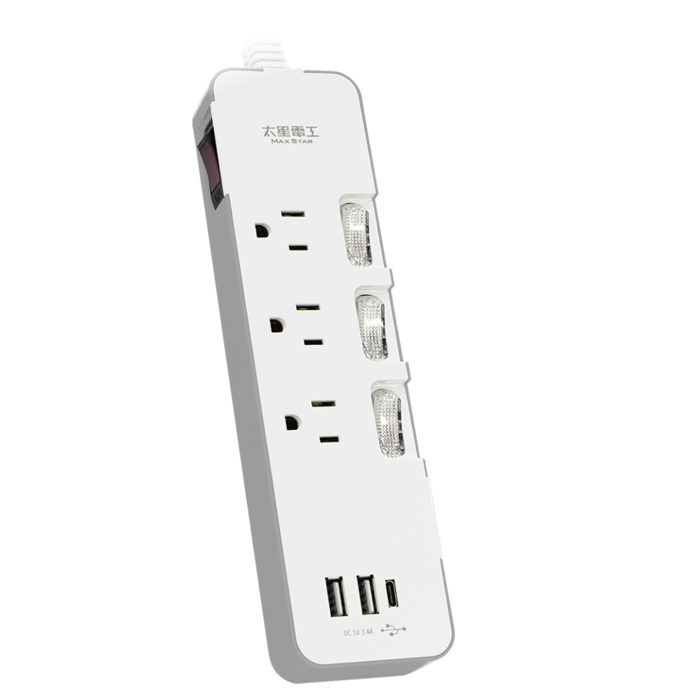 速充寶3 USB 4開3插電腦線 1