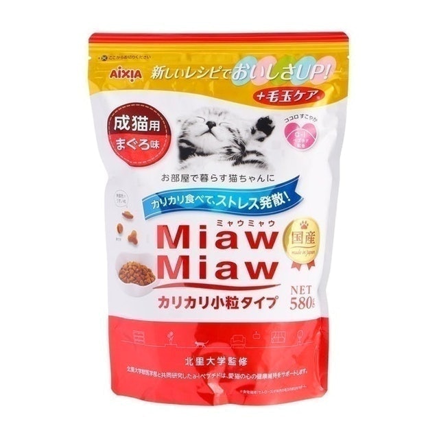 Miaw Miaw酥脆小顆粒飼料 鮪魚風味 1