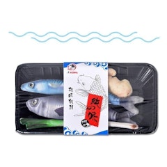 一盤鮮魚貓薄荷魚玩具套組
