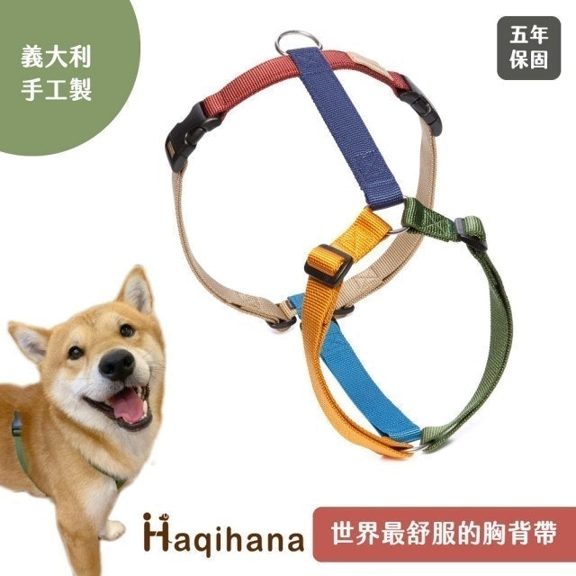 義大利手工寵物胸背帶 1