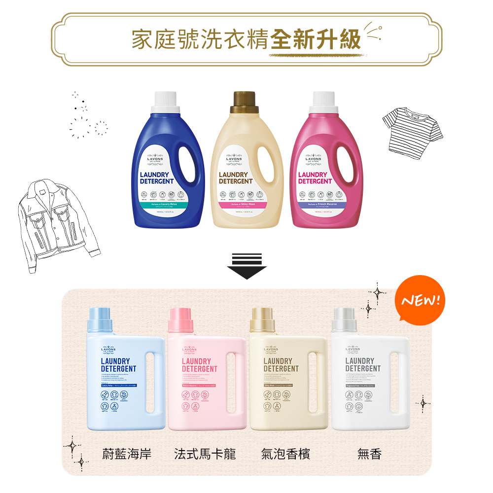 除菌去漬洗衣精 2