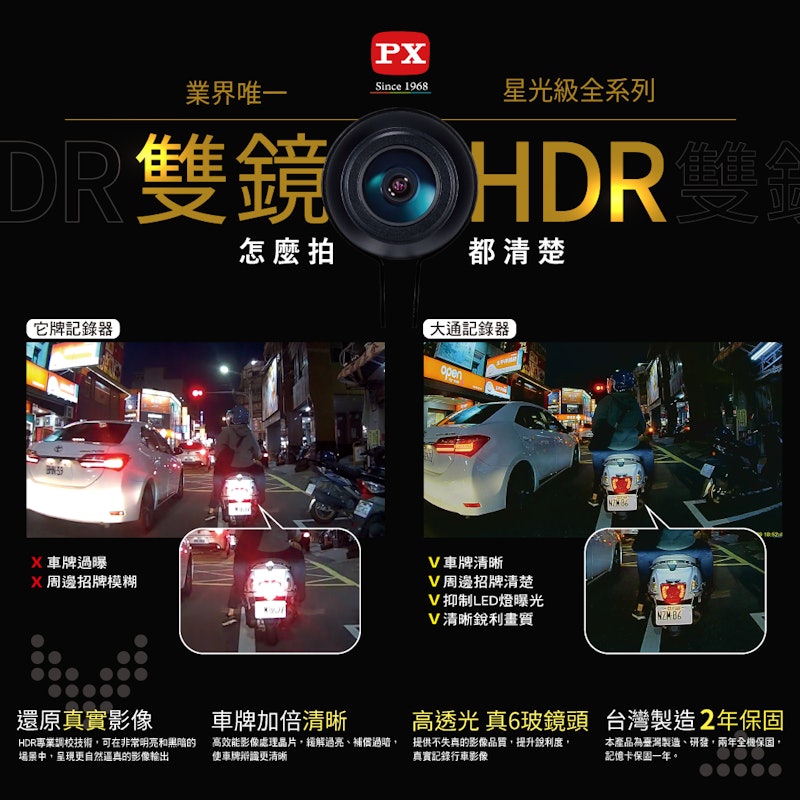 雙鏡頭機車行車記錄器 3