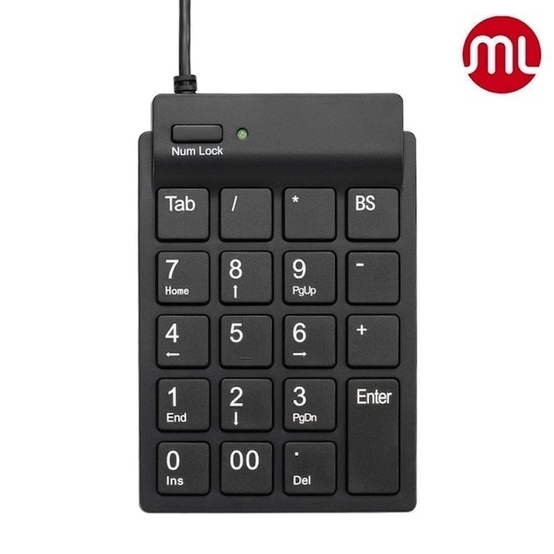超薄 USB 數字鍵盤 1