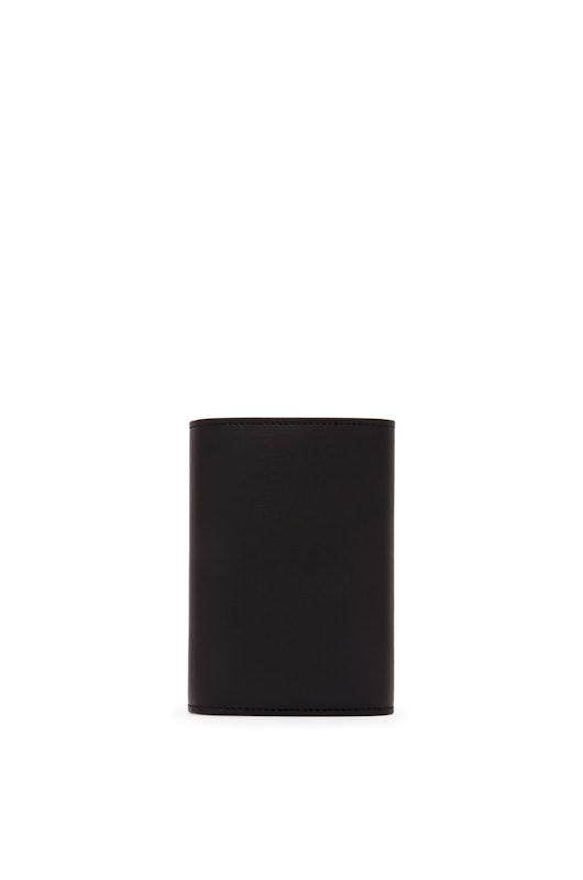 Pebble small vertical wallet in shiny nappa calfskin 3