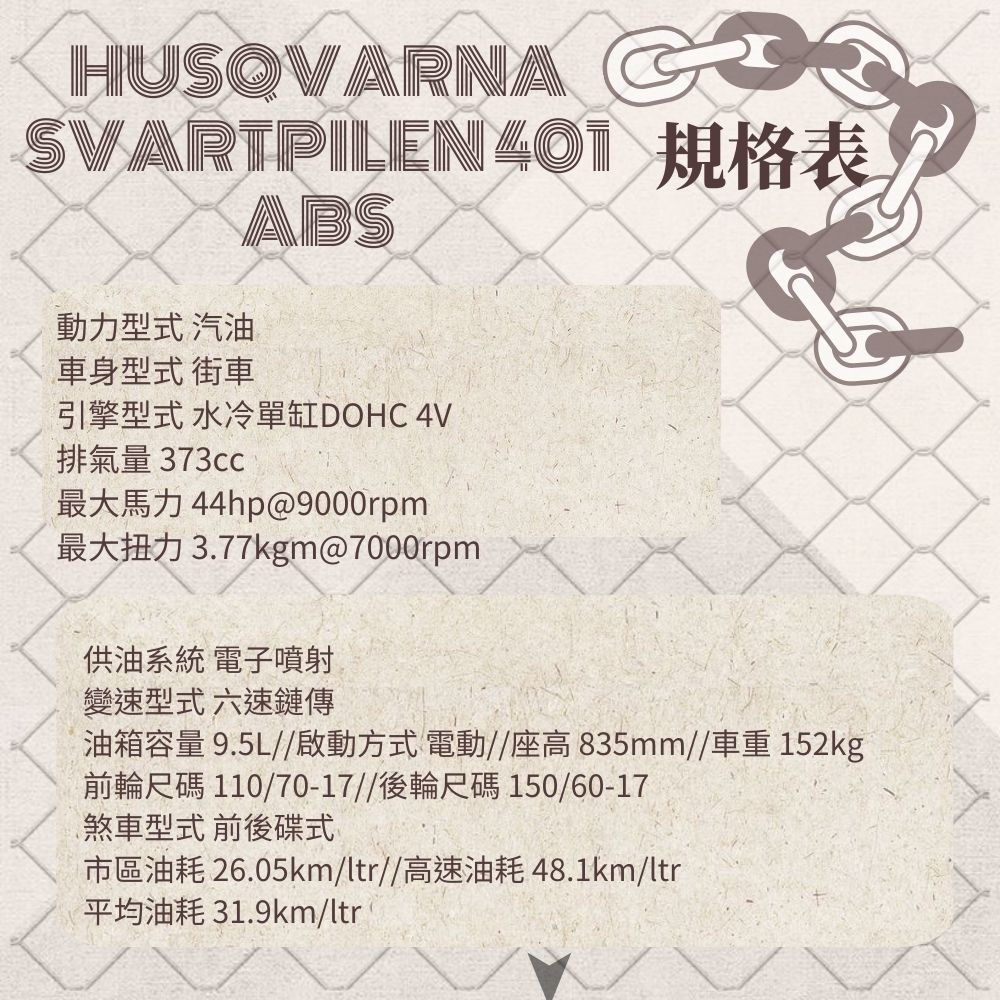 Svartpilen 401 ABS 檔車 2