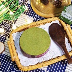 丸久小山園抹茶鐵盒千層蛋糕