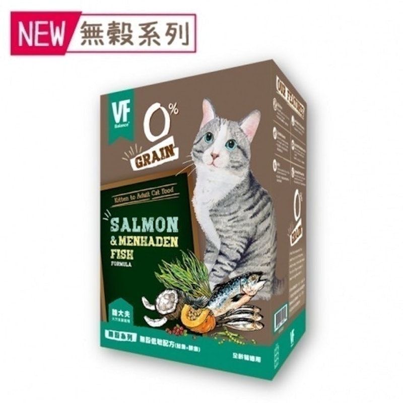 無榖貓糧低敏配方 鮭魚+鯡魚 1
