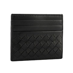 小羊皮編織6卡信用卡/名片夾